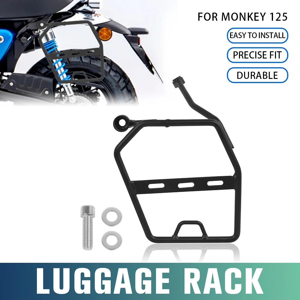 For Honda Monkey 125 Z125 Z 125 2018-2023 2022 Motorcycle Left Saddlebag Bracket Side Trunk Bag Support Mount Holder Side Rack