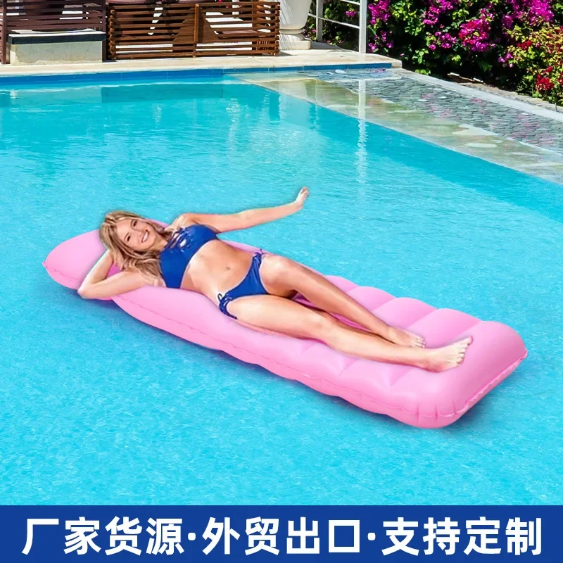 Colchón inflable para embarazadas en forma de O, colchoneta de Yoga portátil de PVC, colchoneta propensa, cama flotante de agua para exteriores/balsa para relajación y soporte
