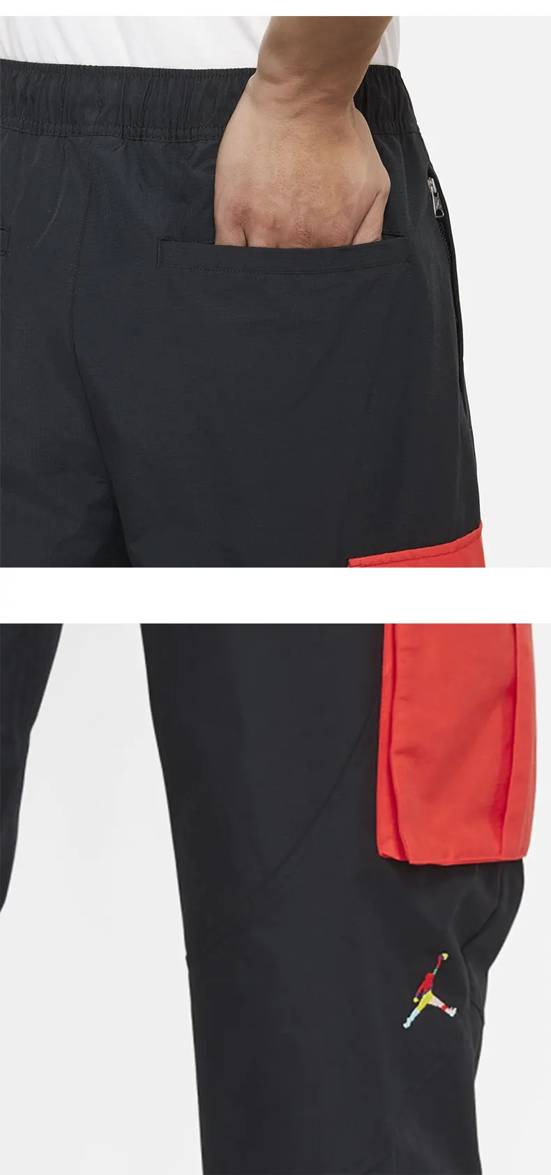 Nike Original Jordan Herren Cargo Casual Sporthose New Year Edition CV3480-010 – Detail 4