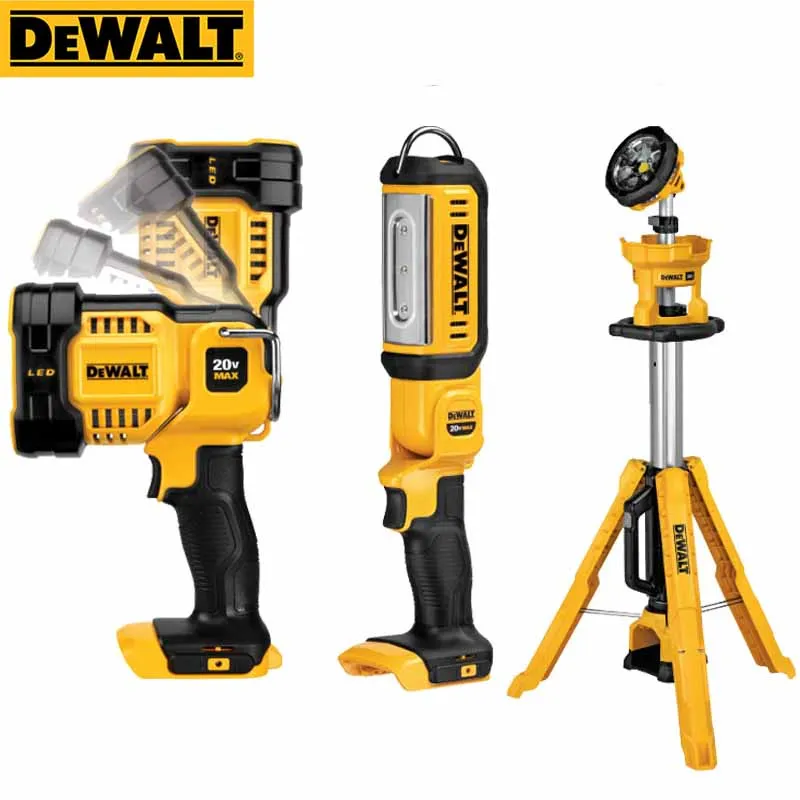 

DEWALT Original New 12V/20V Lithium Battery Lighting LED Light System DCL040/DCL043/DCL050/DCL079/DCL510 Work Flashlight