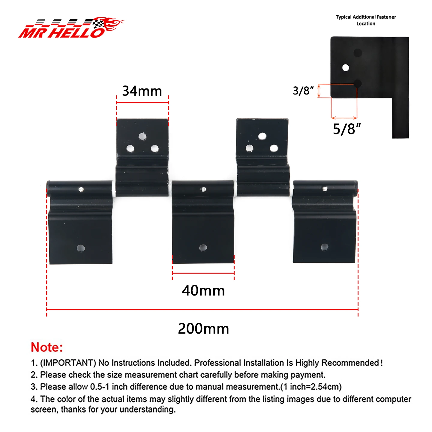 Interior Door Hinges Metal Motorhome Parts Door Hinges Replacement Parts Easy Install Entry Door Friction Hinge Kit Ramp Door