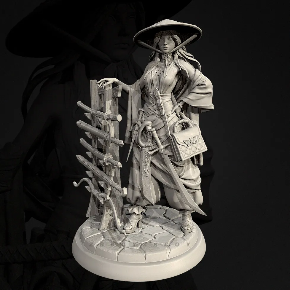 

The height of man 38mm 50mm 75mm Resin model kits figure beauty colorless and self-assembled （3D Printing ）TD-7828/3D