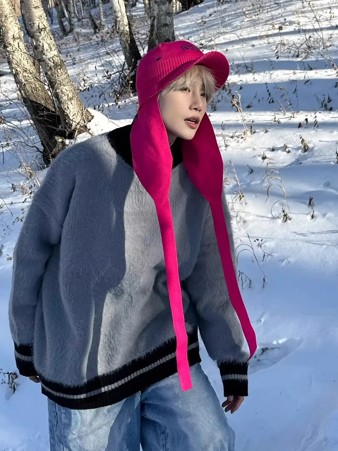 

Поддельный свитер из двух предметов, мужской зимний ленивый стиль, вязаный свитер в стиле ретро с высоким воротом, утепленное теплое молодежное пальто