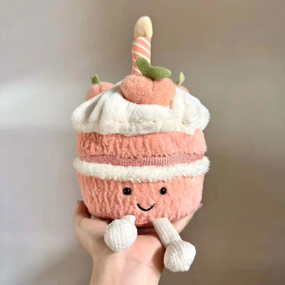 New  Kawaii Dolls Strawberry Birthday Cake And Carrot Cake Plush Toys Christmas Birthday Gifts for Kids And Friends