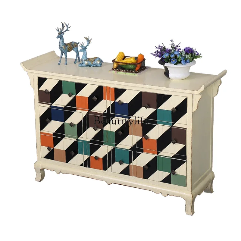 

ls42Entrance cabinet, living room feng shui drawer, bedroom storage, simple creative storage, dining side chest