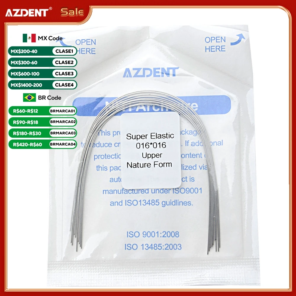 Стоматологические ортодонтические дуги AZDENT