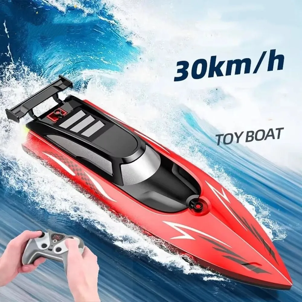High Speed Remote Control Boat Electric Watercraft Dual Motors Remote-controlled Vesse Radio Remote Model Mini Rc Boat