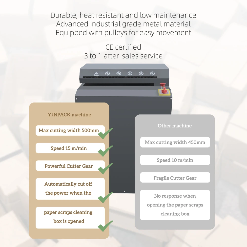 Высококачественный автоматический картон, бумажный картон, пятиуровневая безопасная резка, широкий промышленный измельчитель 320 мм/425 мм/500 мм