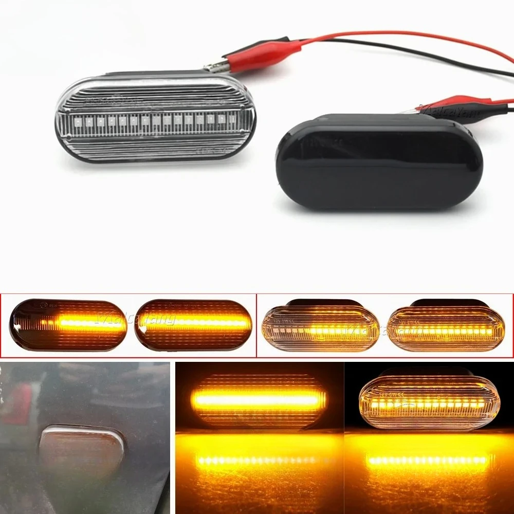 

2 шт. динамический светодиодный боковой габаритный световой индикатор Altea Exeo Ibiza 6L Toledo Cordoba Alhambra Arosa Leon 1M встроенный