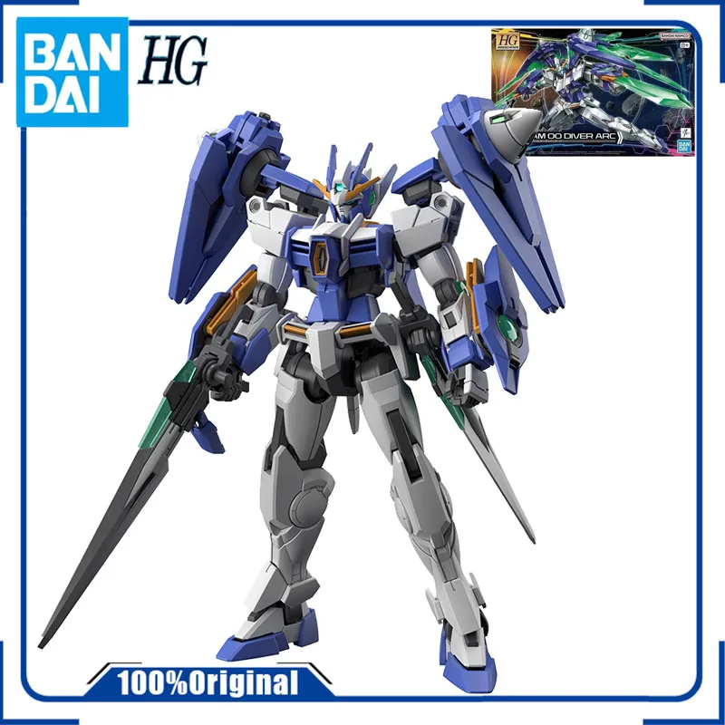 Bandai HG 1/144 GUNDAM BUILD METAVERSE GUNDAM 00 DIVER ARC Anime Action Figure  Assembly Toys Gift Collectible Model Ornaments