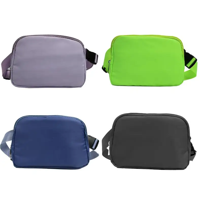 Waist Bag Nylon Belt Bag For Women And Man Multifunctional Running Casual Waist Pack Waterproof Lightweight Slim Belt Bag