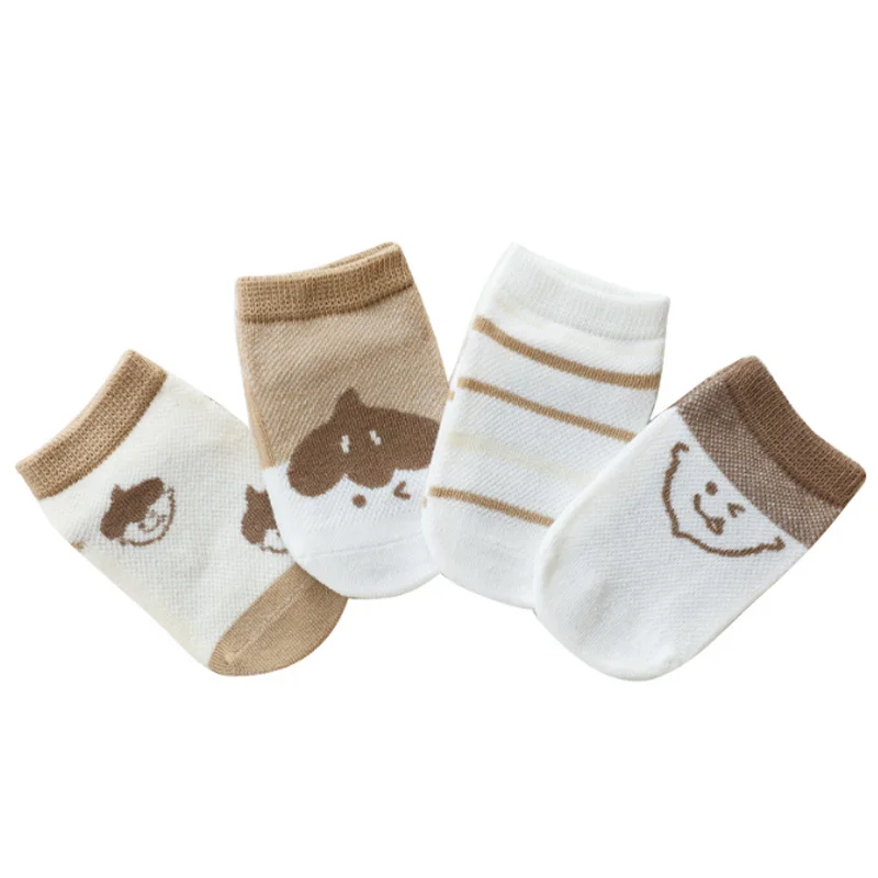 New spring autumn thin baby socks for boys and girls casual non-slip children's baby foot socks