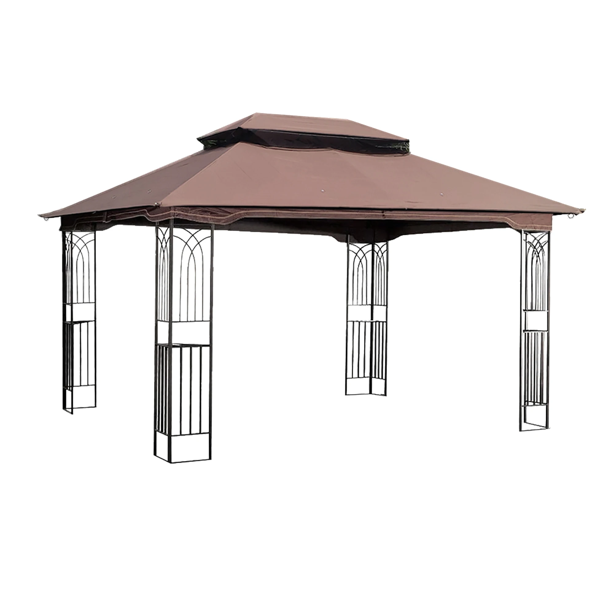 Tienda de campaña con dosel para Patio al aire libre, toldo con doble techo ventilado y mosquitera (pantalla de malla desmontable en todos los lados), adecuado para