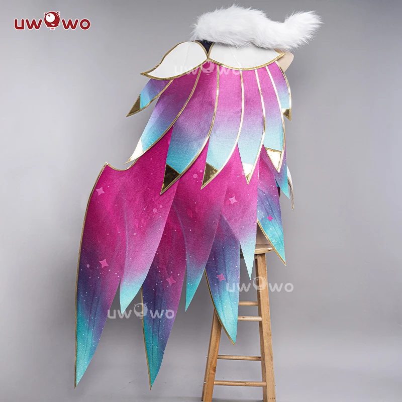 LAST BATCH UWOWO Xayah Cosplay Costume Star Guardian  League of Legends/LOL: SG Xayah Cosplay With Wings Halloween Costumes SG view 4