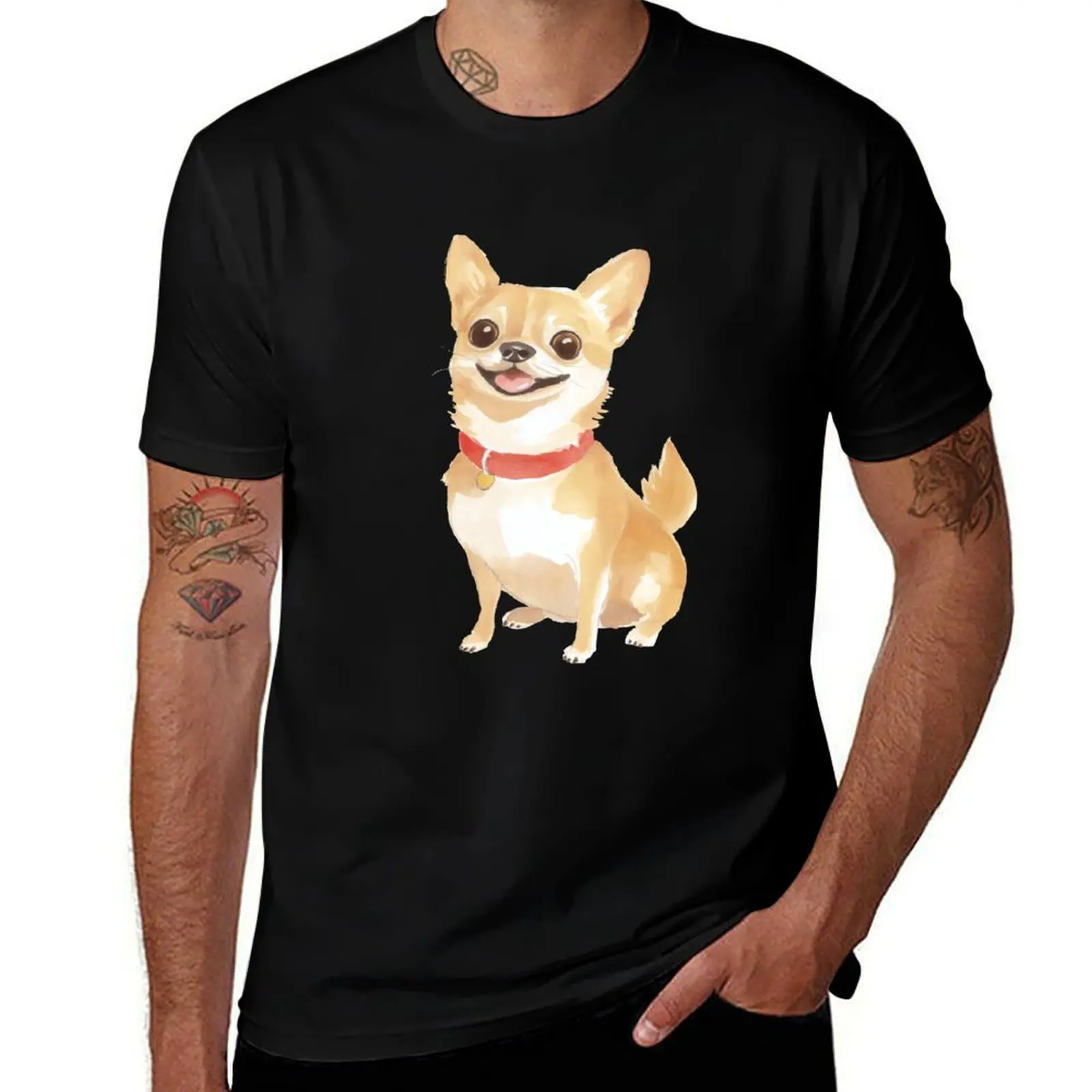 

Chihuahua T-Shirt plus size tops valentines boutique clothes cute clothes new gifts and t-shirts T-shirts for men cotton
