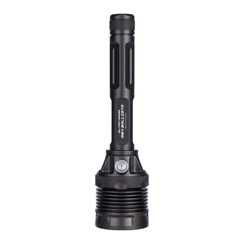 Jetbeam m64 poderosa lanterna led luminus SBT-90 6800 lúmen tocha para busca e caça acampamento com 2x18650 bateria