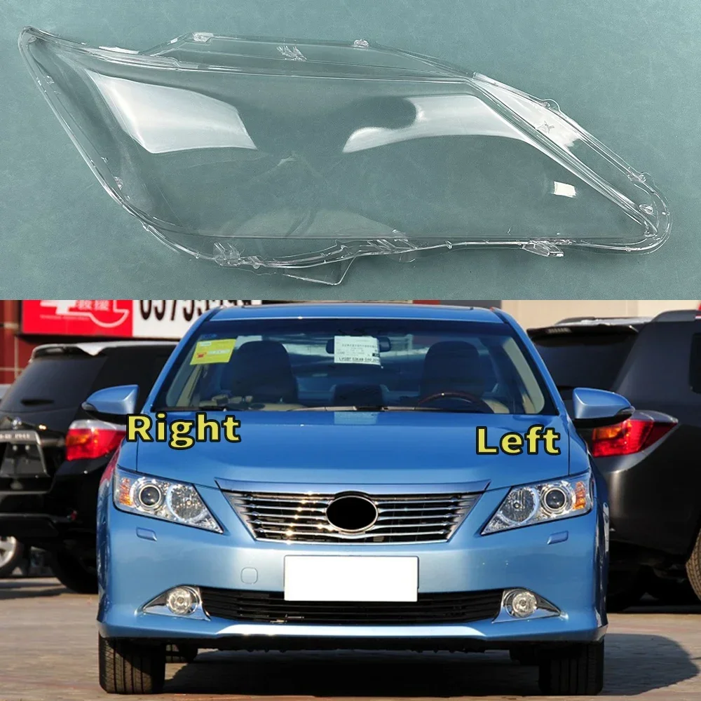 

Для Toyota Camry 2012 2013 2014, крышка передней фары, прозрачный абажур, линза, корпус фары из плексигласа