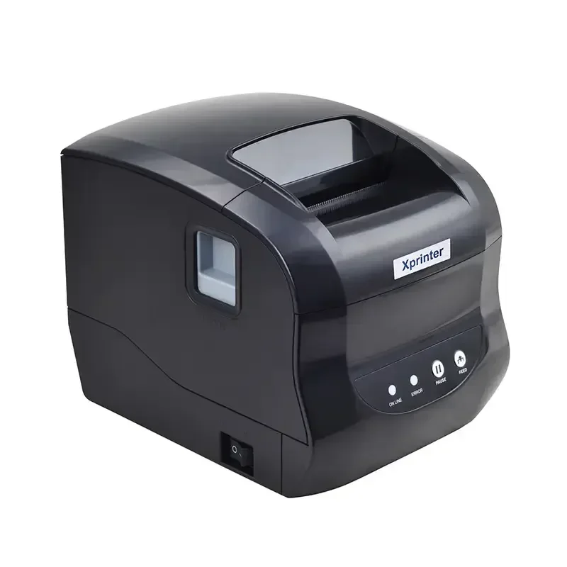 GlowMart X printer XP-370B Portable 80mm Paper Transfer Barcode Label Thermal Receipt Printer