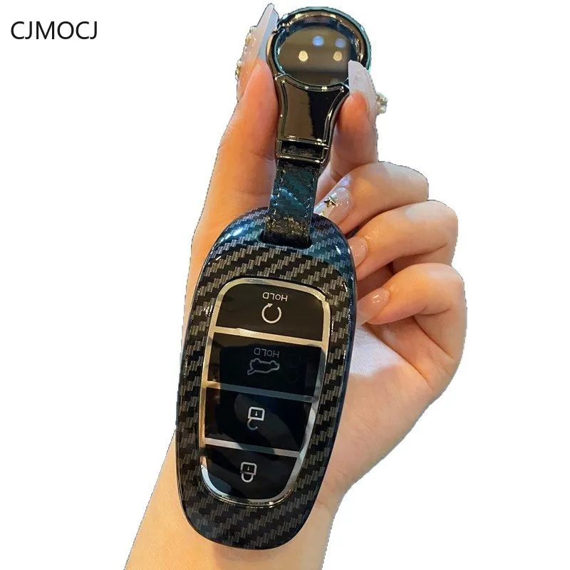 

Premium Key Case for Hyundai Tucson L/NEXO/Palisade/IONIQ 6 - Protective Cover Keybag Keychain