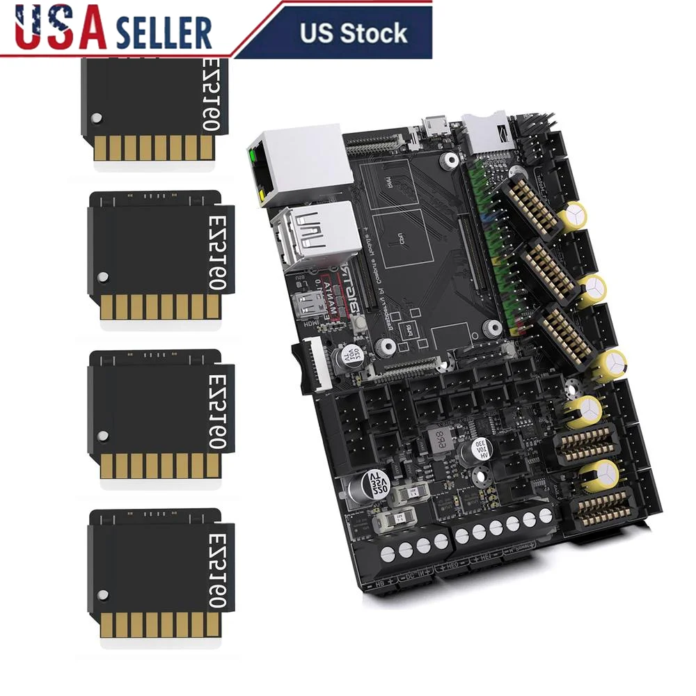 BIGTREETECH Manta E3EZ V1.0 SPI محرك متدرج سائق طباعة عالية السرعة كليبر دعم متوافق مع Raspberry PI BL Touch