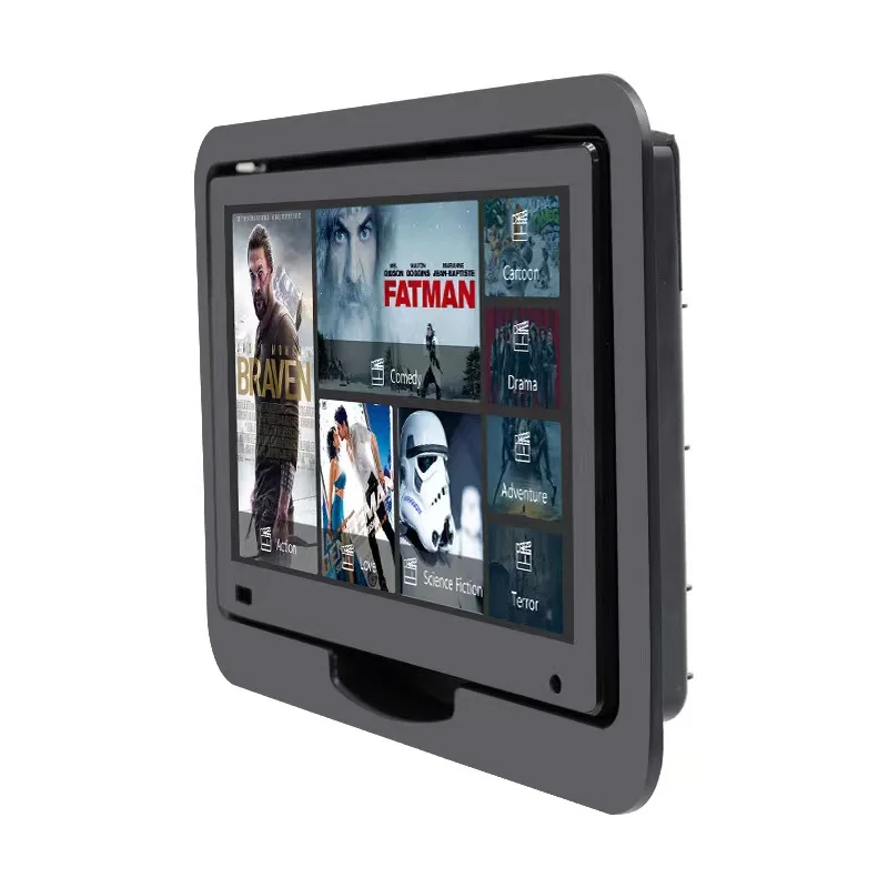 10.1inch android screen Wireless Seat Entertainment System For buses Coaches Train