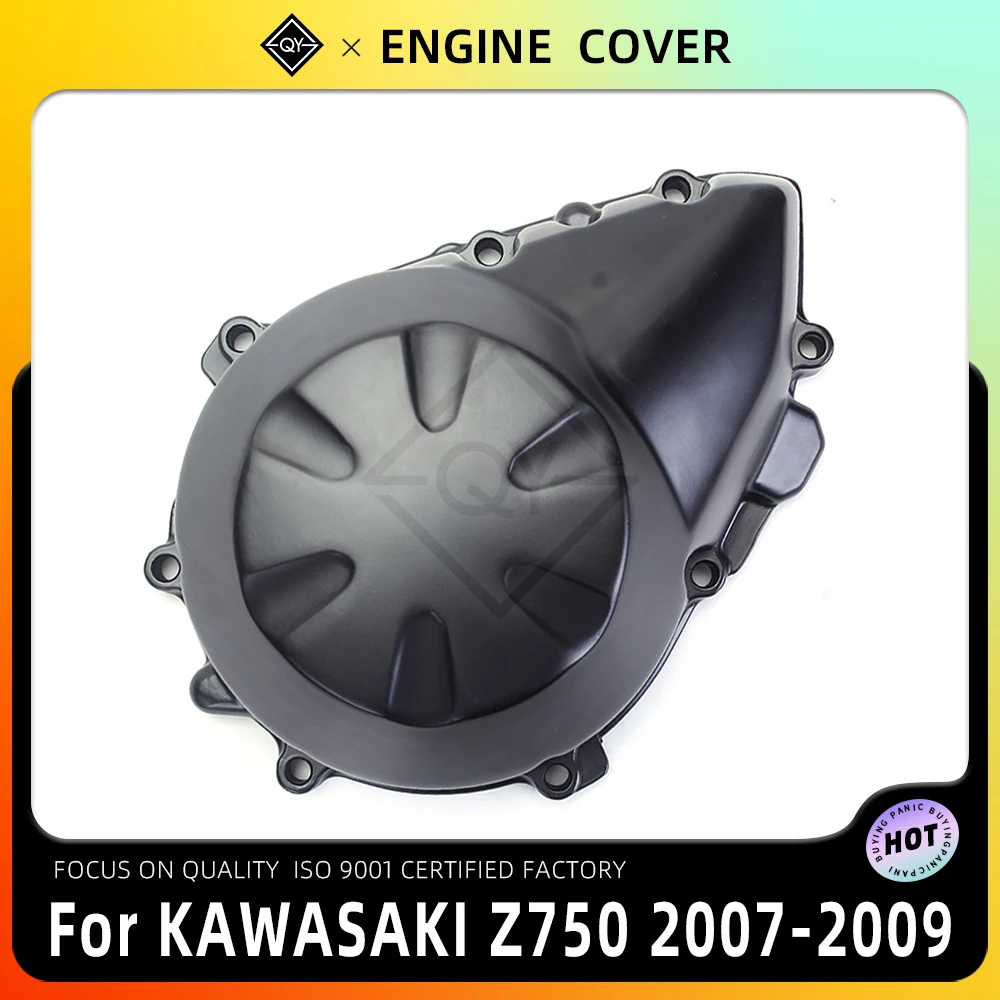 LQYL Engine Cover Motor Stator Cover CrankCase Coil Side Cover Generator Shell Gasket For KAWASAKI NINJA Z750 2007 2008 2009 750