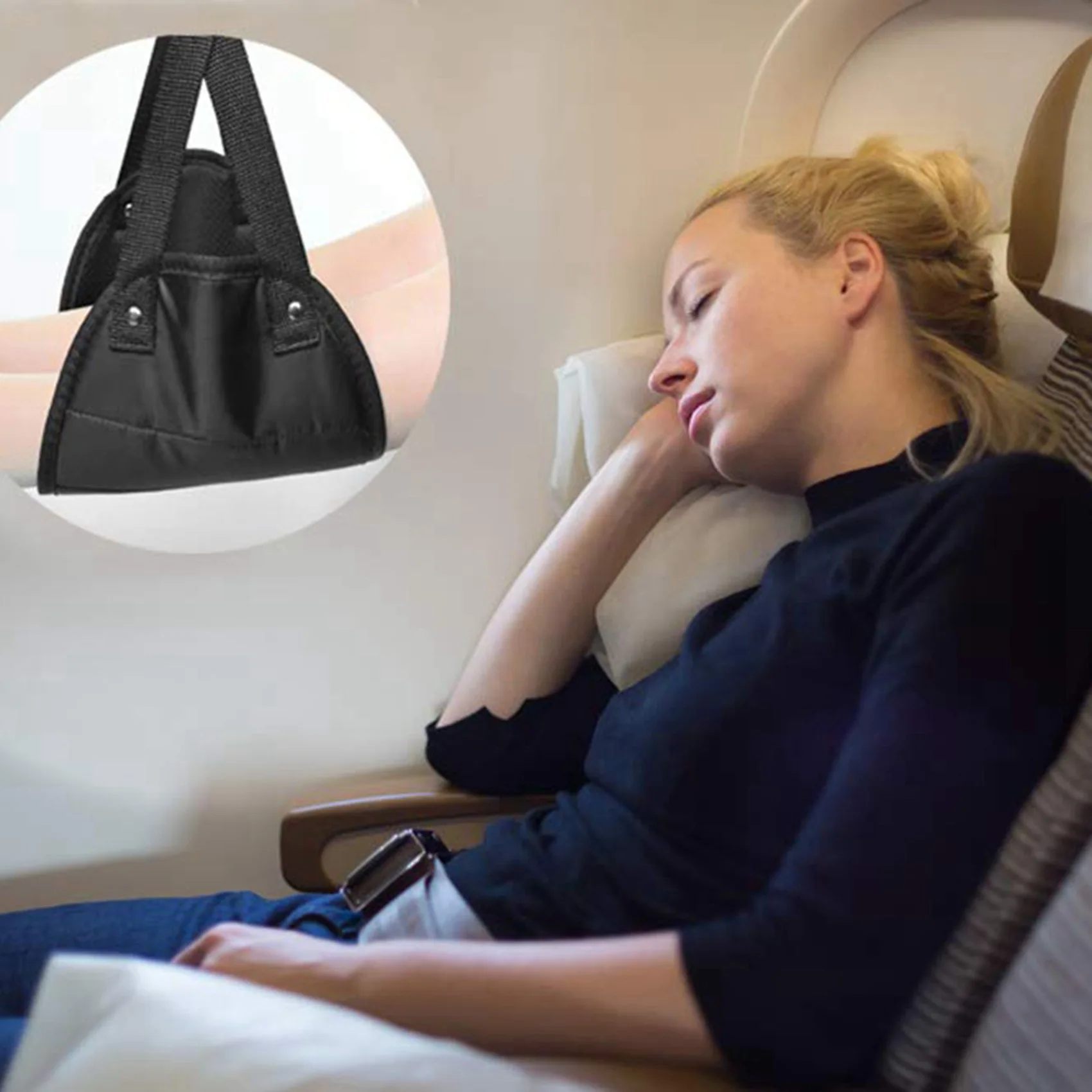 

3X Ergonomic Foot Rest, Travel Footrest Airplane Leg Rest Flight Foot Hammock Carry-On Under Desk Accessories
