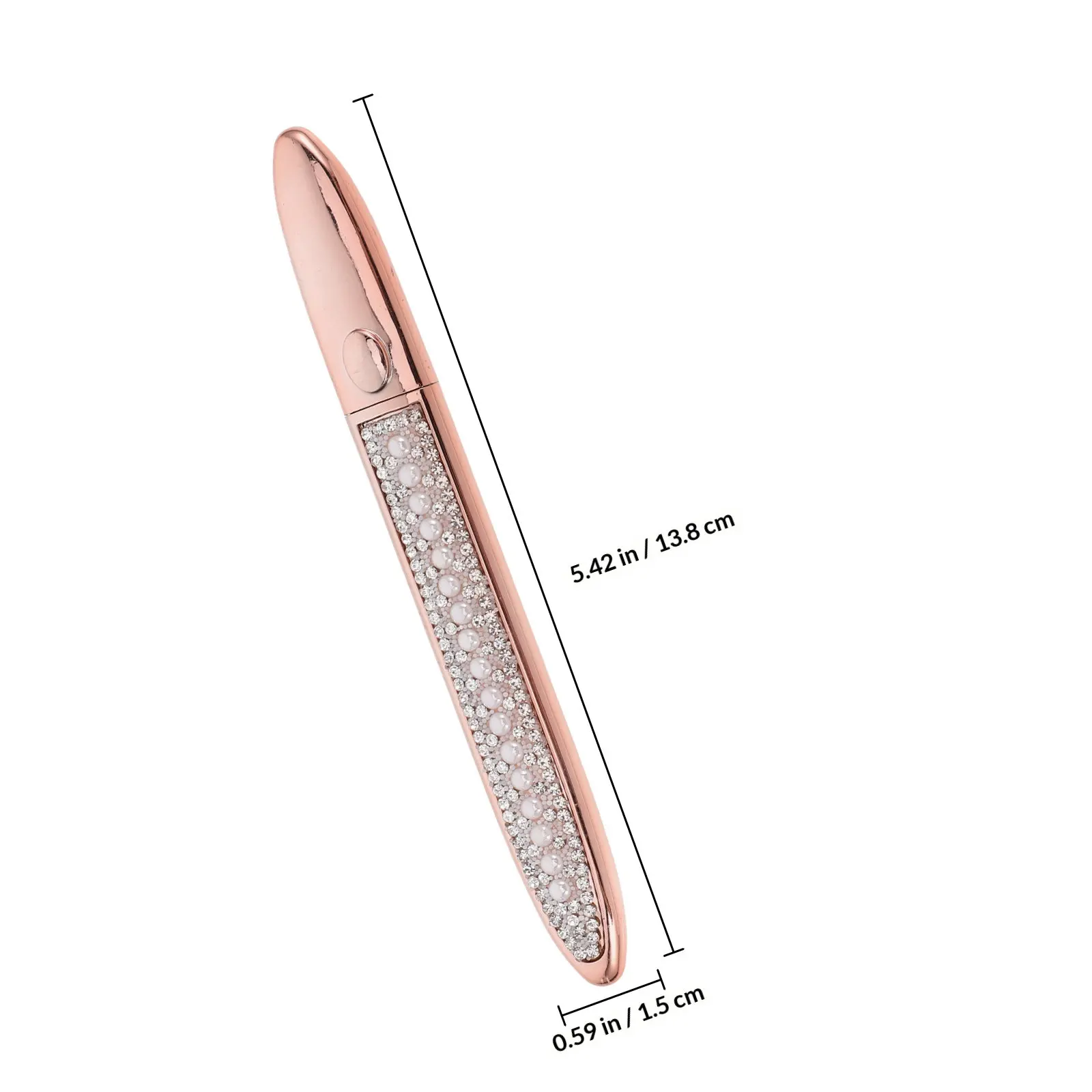 Caneta Delineadora Líquida Autoadesiva Sem Borrões com Brilho Diamante Ponta Fina Ferramenta de Maquiagem de Longa Duração para Olhos