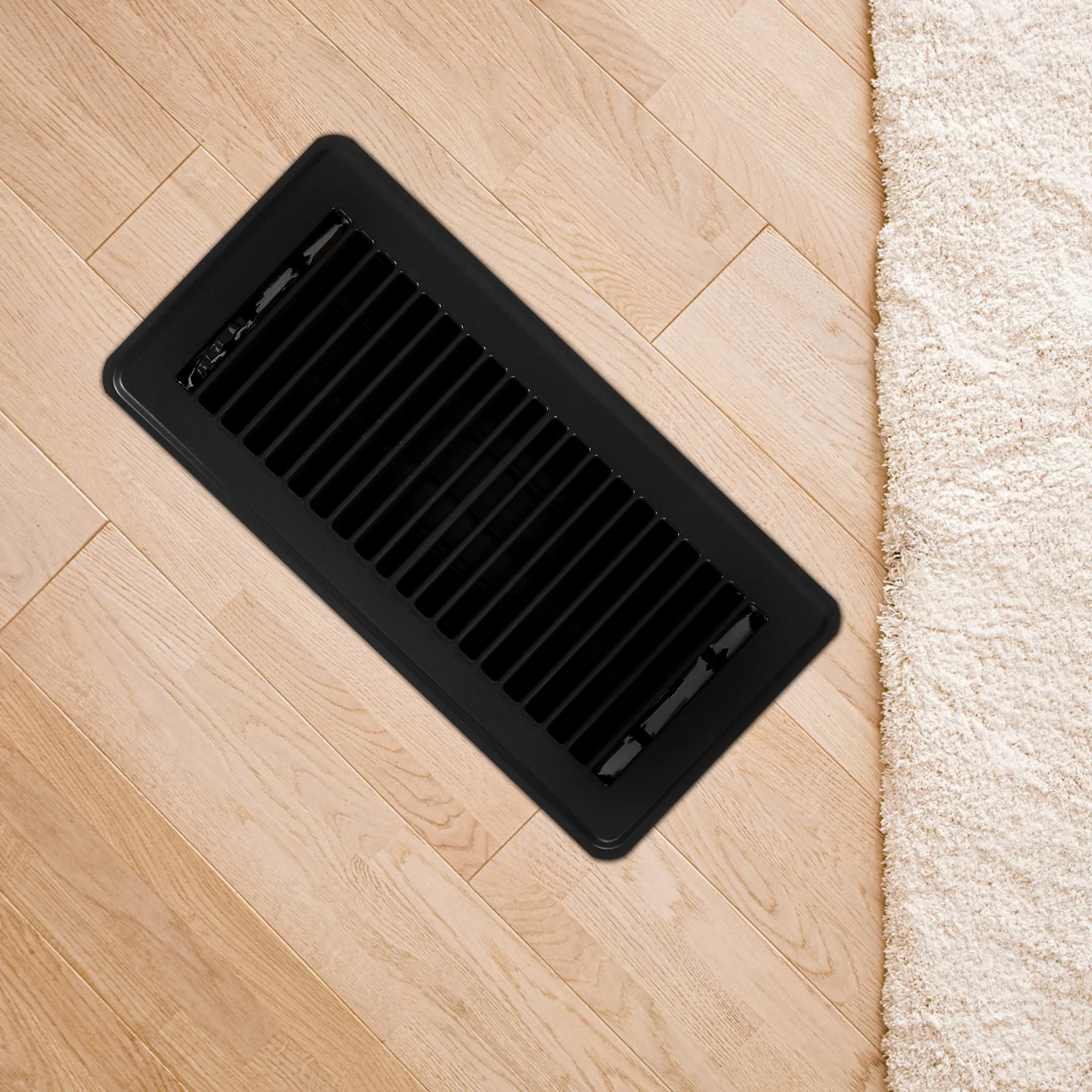 Multi-Functional Floor Vent Cover การไหลเวียนของอากาศในร่ม Vent Floor Grille Cover Multi-Functional Air Vent Outlet Air Grille Air