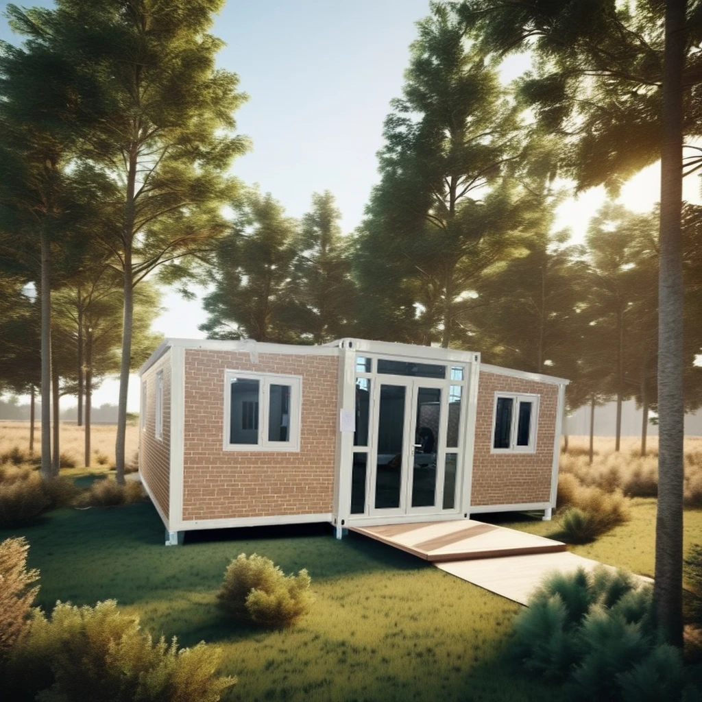 Luxury Expandable Container House Foldable Home with Frame Cabin Design Material Sandwich Panel for Hotel Room Use