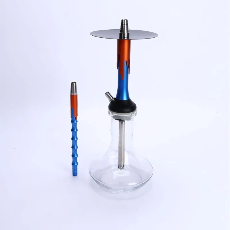 

Hookah Glass Bottle Arabic Hookah Set, Stainless Steel Cigarette Rod
