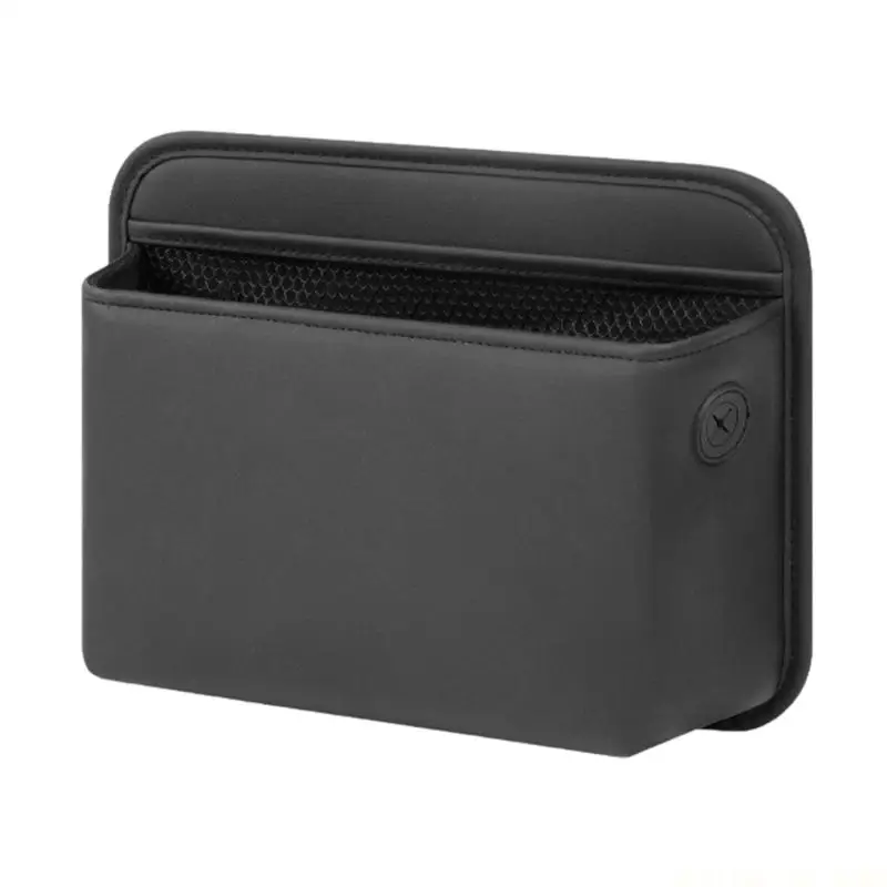 J0MA Trash Can Storage Box Large Capacity And Easy Cleaning For Vehicle Interior Use