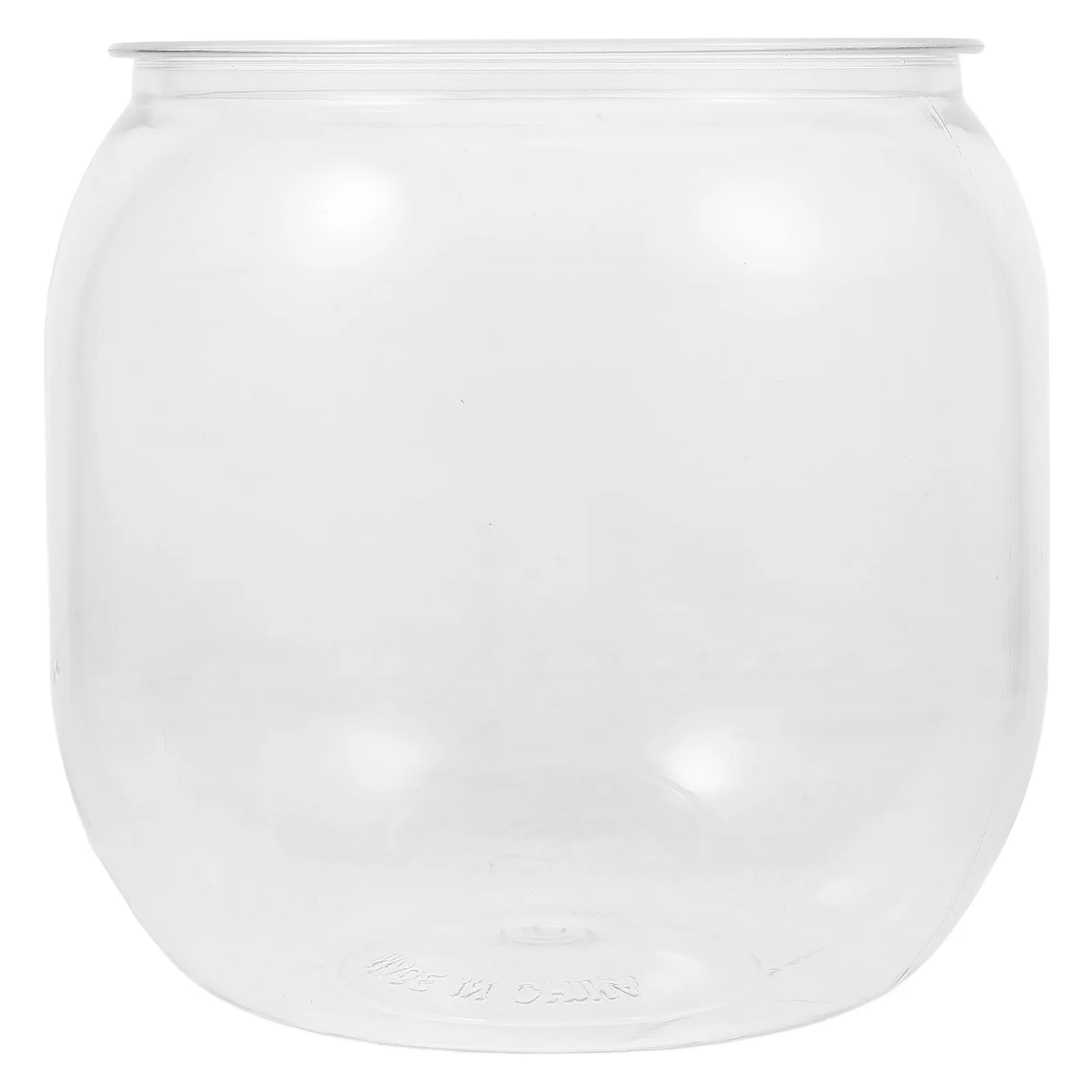 

Transparent Desktop Fish Tank Unbreakable Plastic Small Aquarium Goldfish Bowl Home Office Decor Fish Bowl Plastic