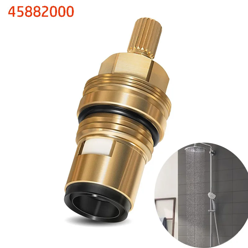 45882000 Right Stop Ceramic Cartridge, 1/2 inch, Rotation Angle 90 Degree, Clockwise (CW) to Close Fit for kitchen and Lavatory