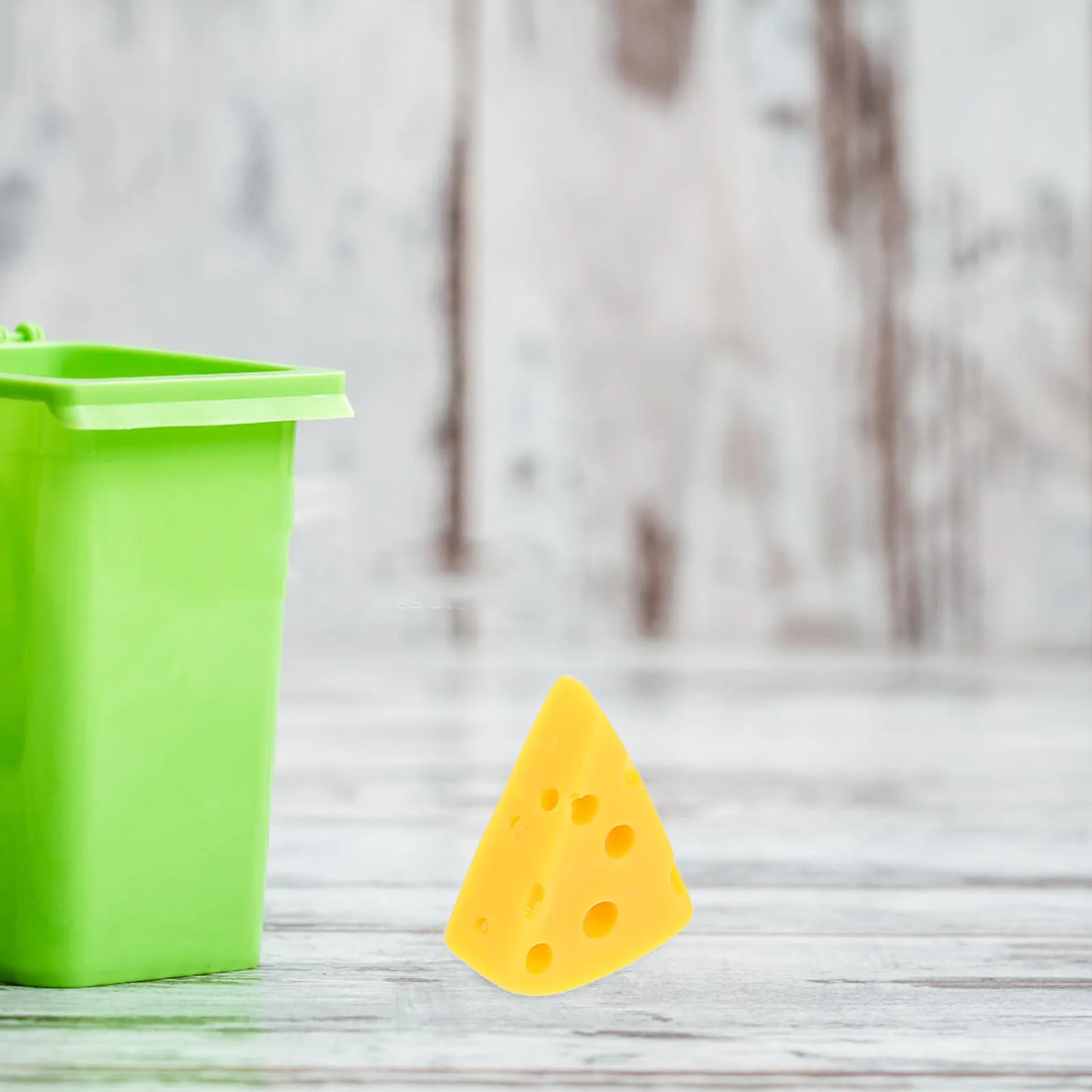 

30 pcs Miniature Artificial Cheese Models Realistic Simulation Triangle Cheesecakes Fake Food For Kitchen Decoration