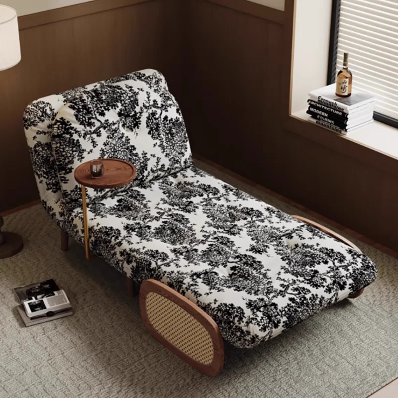 

Vintage Foldable Living Room Sofas Elegant Aesthetic Modern Upholstered Sofa Bed Luxury Nordic Canapé Lit Furniture For Home