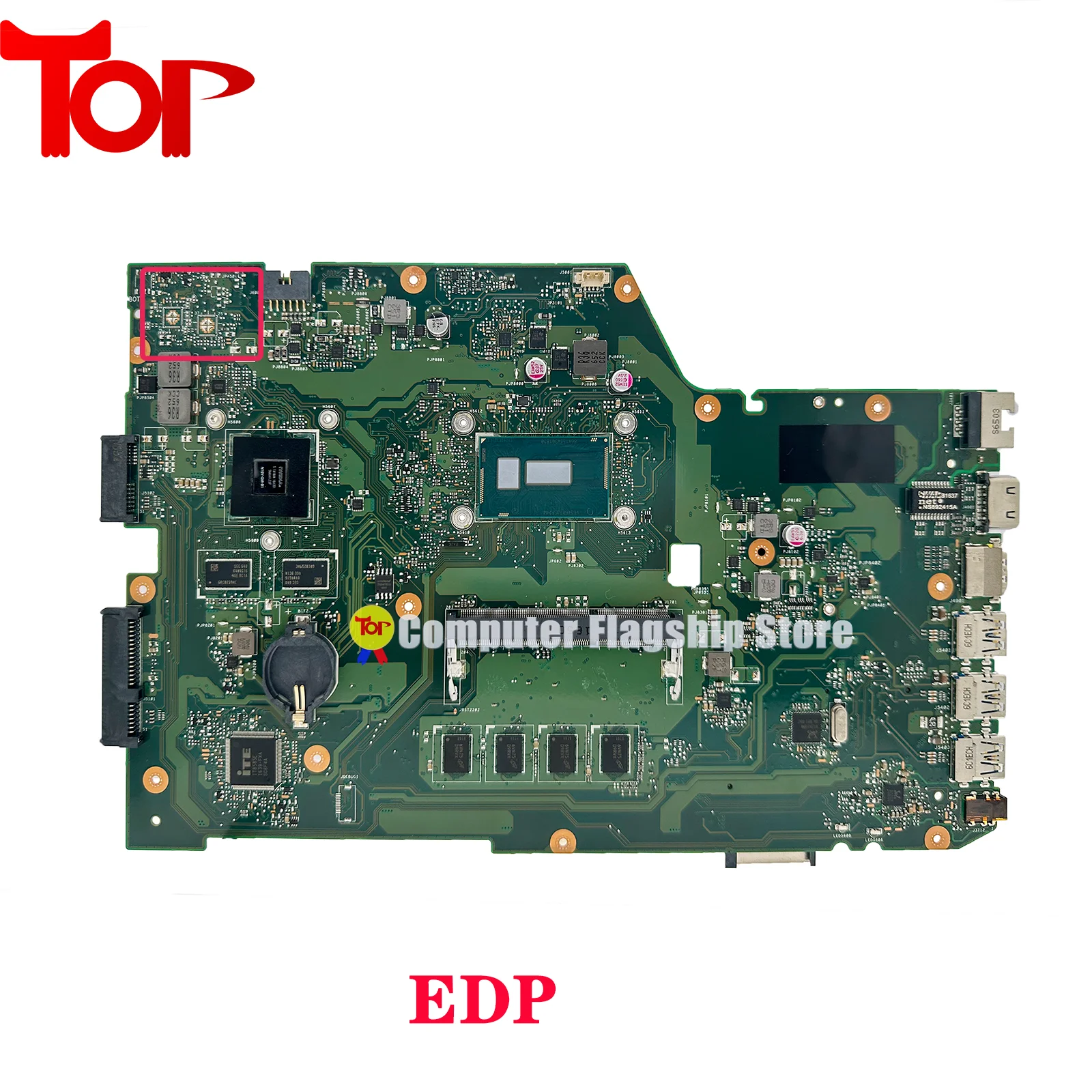 Imagem -04 - Placa-mãe Portátil para Asus X751ld X751la X751lab X751lj X751ll w I34005u 5005u I5-4200u 5200u I7-4500u 5500u 4gb de Ram