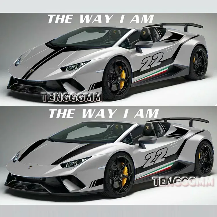 

Автомобильная виниловая наклейка для модификации кузова Lamborghini Huracan STO, модные спортивные наклейки, автоаксессуары