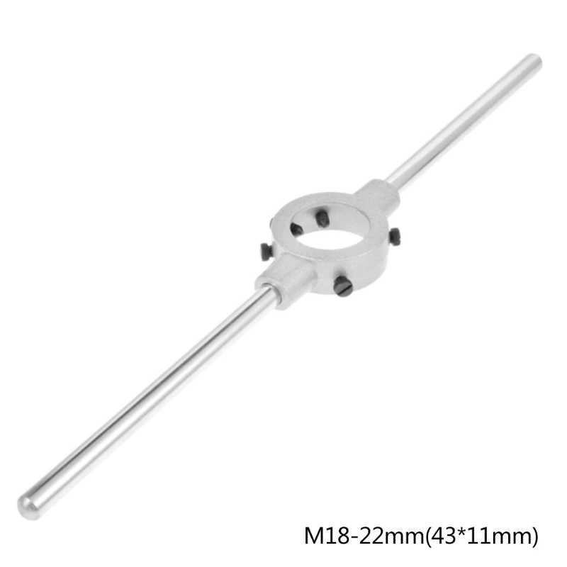 ipiip ダイストックハンドルレンチ高炭素鋼メトリックラウンドダイホルダー M3-M6 M7-9 M10-11 M12-16 M18-22 ダイス用