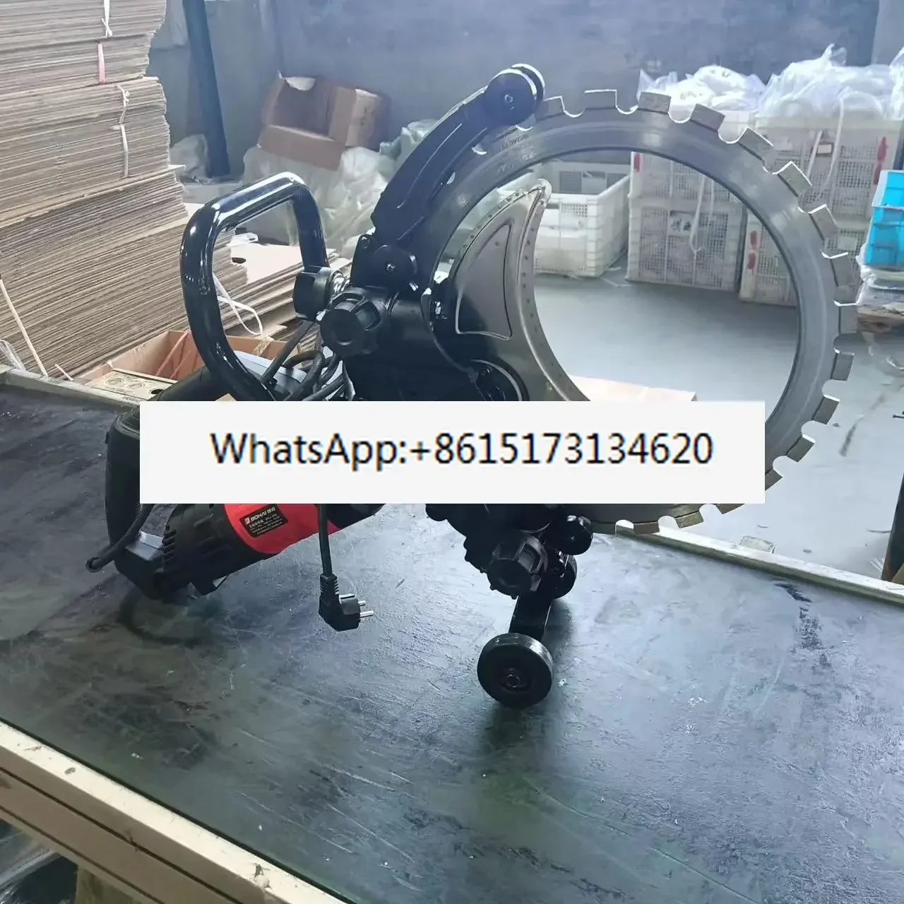 500Mm Electric Wall Chase Grooving Machine Grooved Brick Concrete Ring Saw