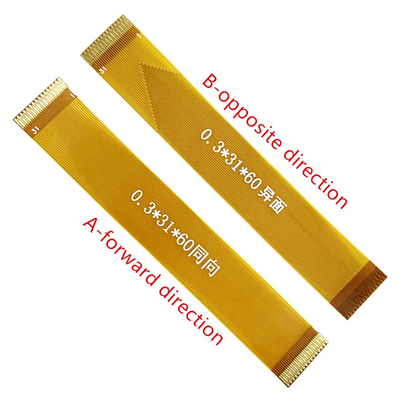 0.3mm Pitch Flat Flexible Cable FPC FFC 7-71 Pin Options - High-Density Flat Cable for Electronics