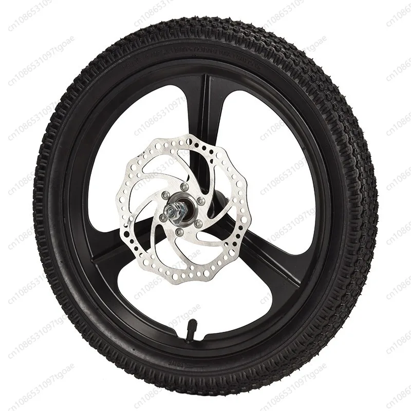 Kids Magnesium Alloy Integrated Wheel Set with Tire Disc/Drum Brake