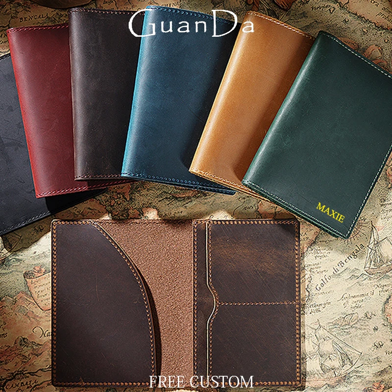 

Кошелек для паспорта в стиле ретро с гравировкой, коровья кожа, винтажная роскошная обложка для паспорта, винтажная роскошная обложка для паспорта, держатель для карт с именем на заказ, сумка для паспорта