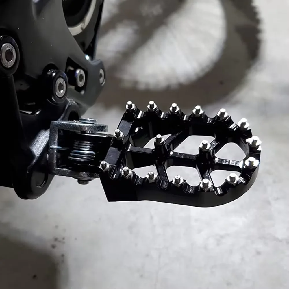 For Zero XE XB Electric Dirt Bike Anti Slip Enlarged Footrest Footpeg Foot Pegs Rest Foot Pedals E-Bike Motorcycle Accessories