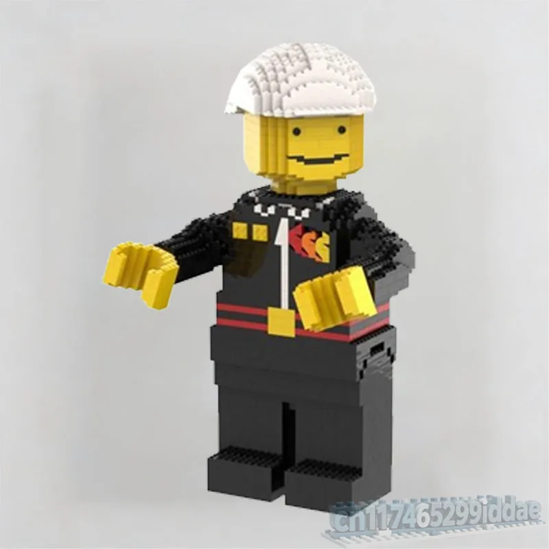 1682PCS Firefighter Character Building Blocks Figure Model DIY Assembly Set Creative Emergency Hero Display Collection Toy Gift