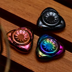 MCZHI MANUFACTURING Stainless Steel Fingertip Gyro EDC Metal Decompression Toy Fidget Spinner Mechanical Black Technology Gift