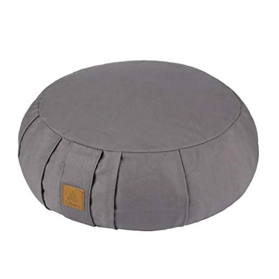 

Round Zafu Meditation Cushion D=15" H=5.5" Zabuton Meditation Pillow Yoga Bolster/Pillow Floor seat Zippered Organic Cotton Cov