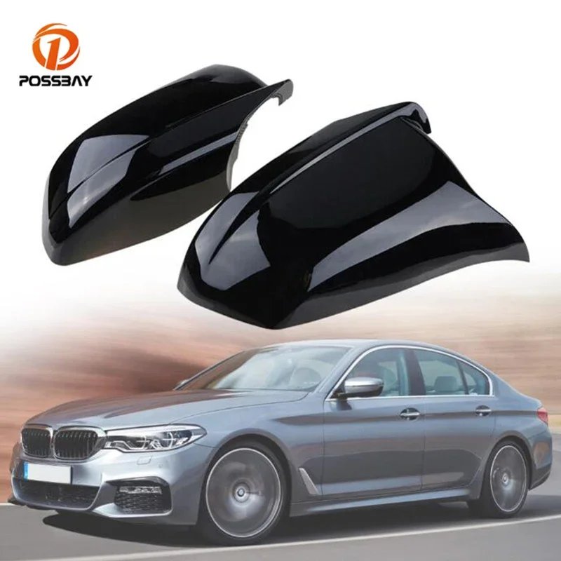 

2 шт., чехлы для зеркала заднего вида BMW 5-Series F10 Sedan 2010 2011 2012 2013 Pre-LCI