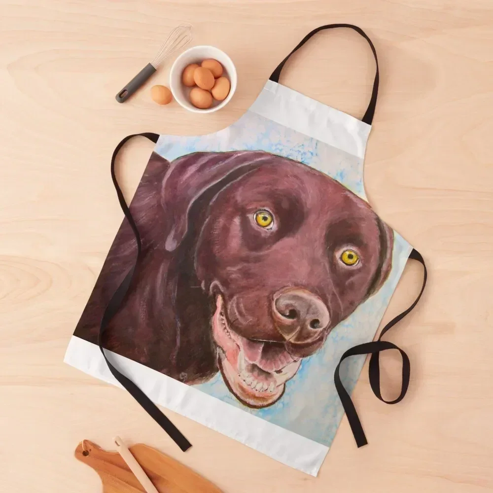 

Chocolate Lab Apron Men's Kitchen christmas kitchen For Nail Stylist Kitchen For Men Apron