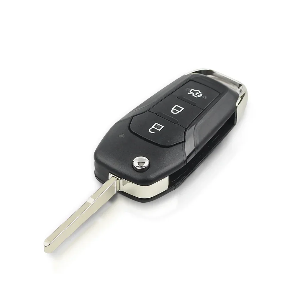 KEYYOU 1PCS EB3T-15K601-BA DS7T-15K601-B Remote Car Key For Ford KA Mondeo Glaxy S-Max Ranger F150 ID49Chip 433MHz